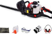 BU-KO 52cc Petrol Strimmer Garden Tool Including: String Trimmer, Brush Cutter with 3T Blade, Steel Wire Strummer Weed Brush Cutting Blade. Great Outdoor Power tool