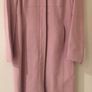 Karen Millen Dusky Pink Suede Effect Collarless Coat Image 8