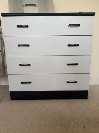 Chests of drawers and matching shelves