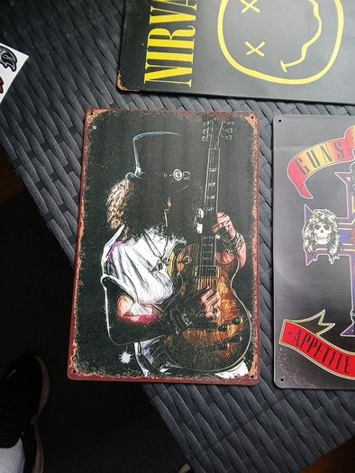 Metal wall signs