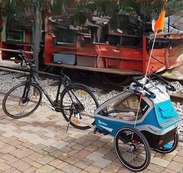 Trailer & Stroller - Qeridoo Kidgoo per 1 Child Bike (Very good Condition)