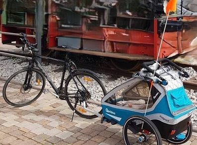 Trailer & Stroller - Qeridoo Kidgoo per 1 Child Bike (Very good Condition)