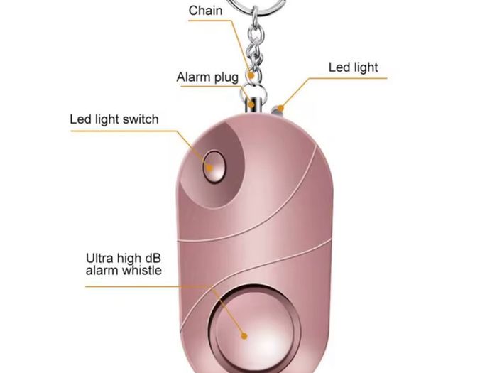 Personal alarm keychain - new