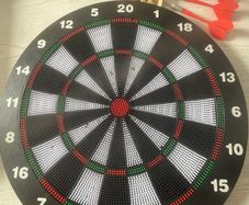 Soft tip dartboard