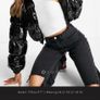STEVE MADDEN puffer cropped jacket Image 2