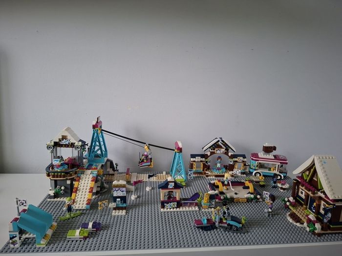 Lego Friends Heartlake Snow Resort 4 Sets Bundle