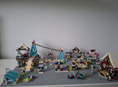 Lego Friends Heartlake Snow Resort 4 Sets Bundle