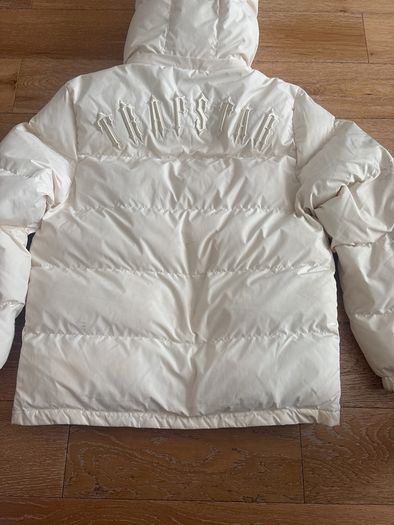 Cream Trapstar Puffer Jacket Medium