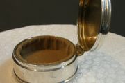 PRICE DROP Vintage Solid Silver Velvet Lined Jewellery Box, Birmingham 1940, 162g