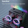 Karaoke Machine, Portable Bluetooth Speaker with UHF Wireless Microphone and Bass/Treble Adjustment, PA System Support TWS, AUX-in, FM,REC Image 4