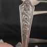 Collection of 11 Vintage Newbridge Silverware Celtic Dragon Design Spoons from Jurys Hotel Image 2