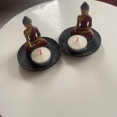 Vintage Regency Fine Arts Buddha Tea light Holders