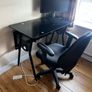 Office desk with rolling chair Image 3