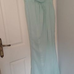 Mint green bridesmaids/debs dress