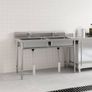 Kitchen Sink Double Basin Stainless Steel Image 2