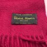 Patrick Francis Pure Cashmere Burgundy Scarf with Fringe detail Image 2