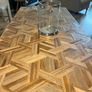 Large Wooden Dining Table & Matching Bench Image 7