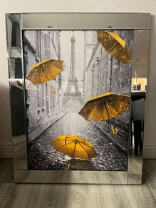 Wall art mirror frame