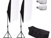 45321 Softbox Continuous Lighting Kit 25W LED Bulb Light Stand