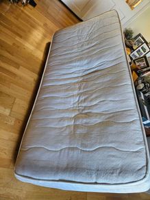 single mattress and base