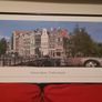 A beautiful black framed panoramic photo of Amsterdam Image 2