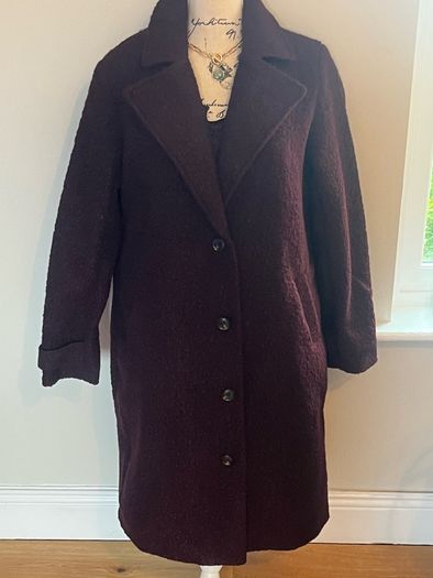 Kaffe Burgundy Coat
