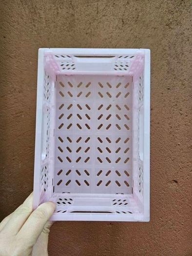 Set of four foldable baskets