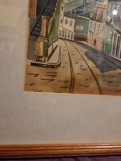 Casimiro Motta signed Watercolour