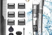 Hair Clippers, Professional Hair Trimmer Cordless Clippers Beard Shaver Electric Haircut Kit IPX7 Waterproof USB Rechargeable LED Display Beard Trimmer for Men and Family Use (FREE POSTAGE)
