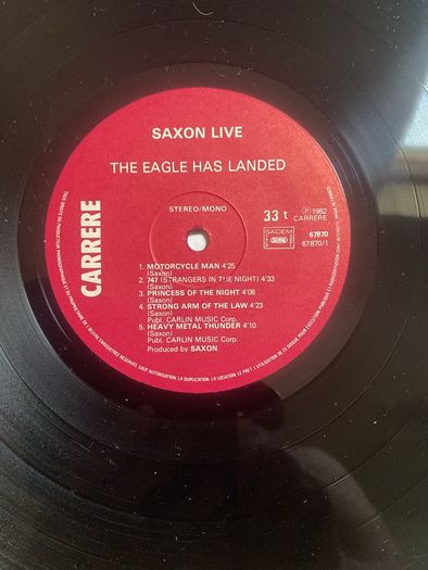 Saxon "The eagle has landed" vinyl