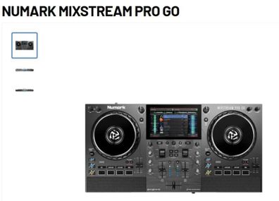 Numark Mixstream Pro GO Standalone DJ Controller