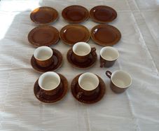 Vintage Celtic Ceramics Connemara Coffee Set (16-Piece Part Set)