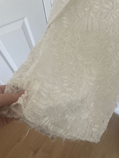 Bridal White Lace Suit