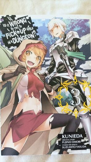 Is It Wrong to Try to Pick Up Girls in a Dungeon? Vol. 3 - manga by yasuda, Suzuhito Omori Fujino