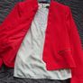 Red Blazer /Jacket. Size 12 Image 5