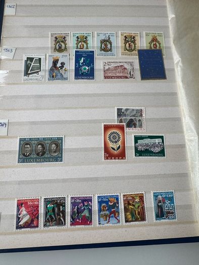 LUXEMBURG collection in stamp album