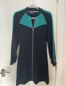 Maje Black & Green Dress