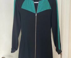 Maje Black & Green Dress