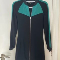 Maje Black & Green Dress