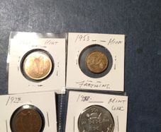 Five  Assorted Coins