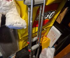 Adjustable crutches