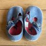 Next baby chambray shoes Sz UK2 EUC Image 3