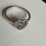 925 Sterling Silver Marcasite Ring. Image 5