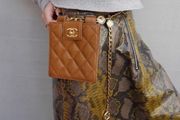 ZARA  shiny SNAKESKIN print skirt bloggers favourite