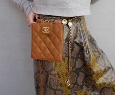 ZARA  shiny SNAKESKIN print skirt bloggers favourite
