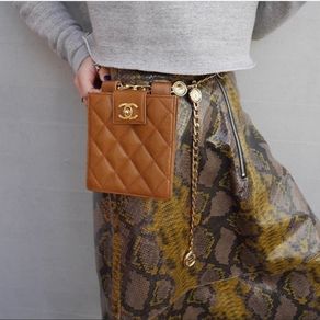 ZARA  shiny SNAKESKIN print skirt bloggers favourite
