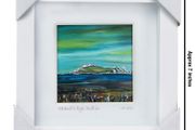 Ireland's Eye, Dublin, small framed print by Helen Mathews
