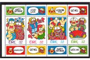 1996 Ireland Greeting Zig &amp; Zag  Commemorative Stamps Booklet Pane Mint Never Hinged (MNH. Hibernian HP83