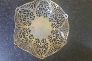 Irish sterling silver bon bon dish