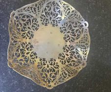Irish sterling silver bon bon dish